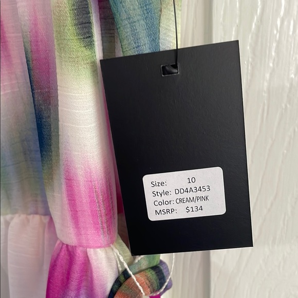 DKNY Pink and Purple Halter Dress - Picture 3 of 7